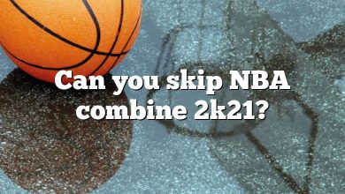 Can you skip NBA combine 2k21?