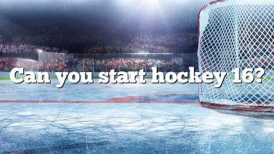 Can you start hockey 16?