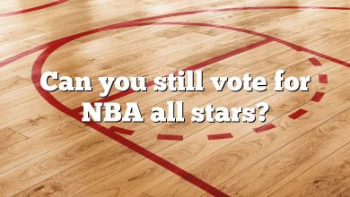 Can you still vote for NBA all stars?