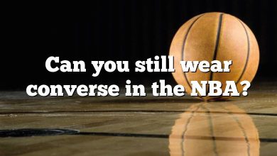 Can you still wear converse in the NBA?