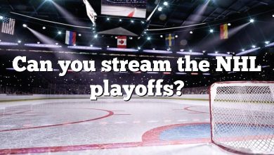 Can you stream the NHL playoffs?