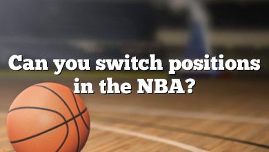 Can you switch positions in the NBA?