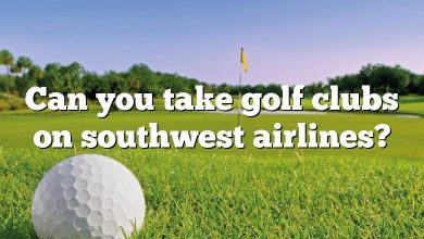 Can you take golf clubs on southwest airlines?