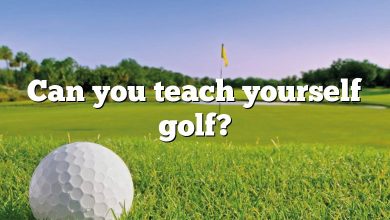 Can you teach yourself golf?