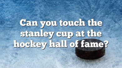 Can you touch the stanley cup at the hockey hall of fame?