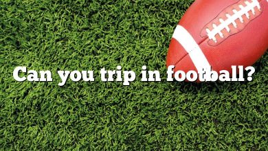 Can you trip in football?