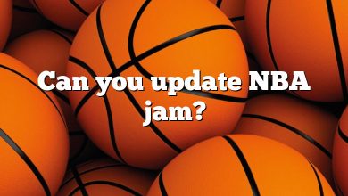 Can you update NBA jam?
