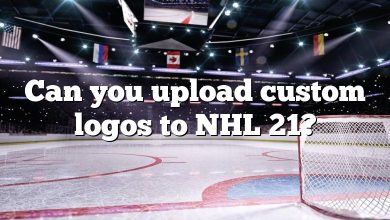 Can you upload custom logos to NHL 21?