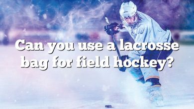 Can you use a lacrosse bag for field hockey?