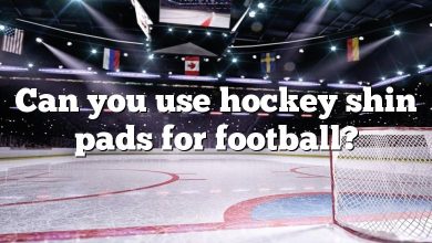 Can you use hockey shin pads for football?