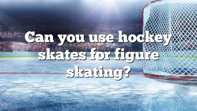 Can you use hockey skates for figure skating?