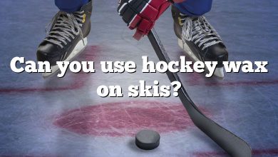 Can you use hockey wax on skis?