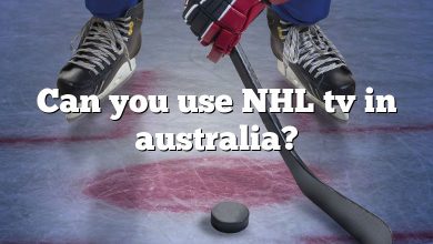 Can you use NHL tv in australia?