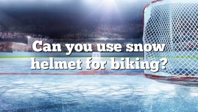 Can you use snow helmet for biking?