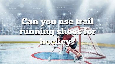 Can you use trail running shoes for hockey?