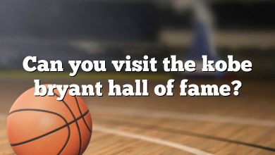 Can you visit the kobe bryant hall of fame?