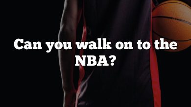 Can you walk on to the NBA?