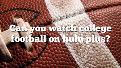 Can you watch college football on hulu plus?