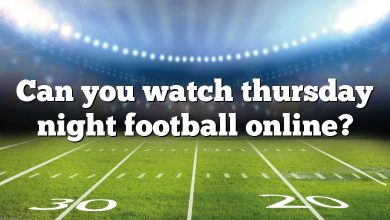 Can you watch thursday night football online?