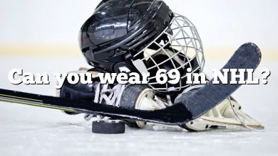 Can you wear 69 in NHL?