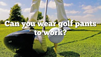 Can you wear golf pants to work?