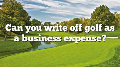 Can you write off golf as a business expense?