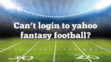 Can’t login to yahoo fantasy football?