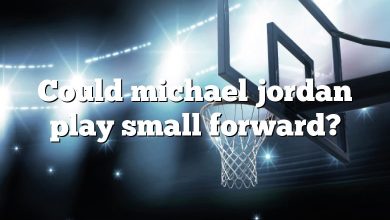 Could michael jordan play small forward?