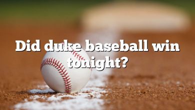 Did duke baseball win tonight?