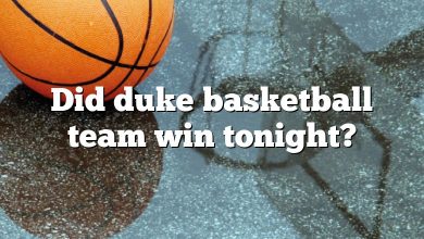 Did duke basketball team win tonight?
