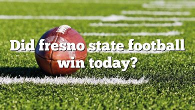 Did fresno state football win today?