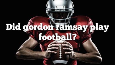 Did gordon ramsay play football?
