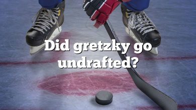 Did gretzky go undrafted?