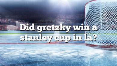 Did gretzky win a stanley cup in la?