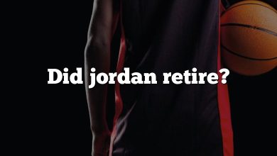 Did jordan retire?