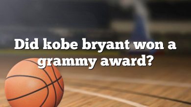 Did kobe bryant won a grammy award?