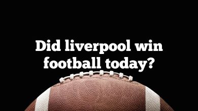 Did liverpool win football today?