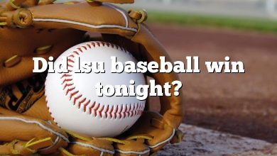 Did lsu baseball win tonight?