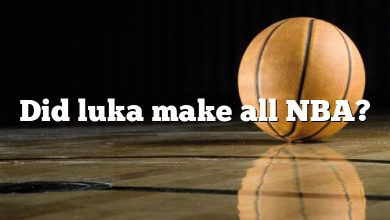 Did luka make all NBA?