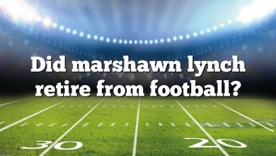 Did marshawn lynch retire from football?