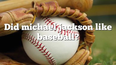 Did michael jackson like baseball?