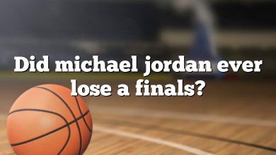 Did michael jordan ever lose a finals?