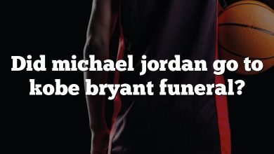 Did michael jordan go to kobe bryant funeral?