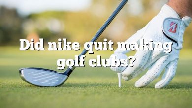 Did nike quit making golf clubs?