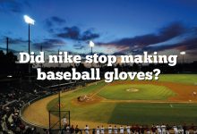 Did nike stop making baseball gloves?
