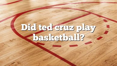 Did ted cruz play basketball?