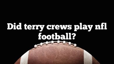 Did terry crews play nfl football?