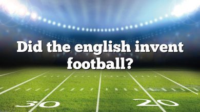 Did the english invent football?