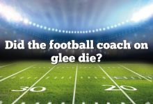 Did the football coach on glee die?