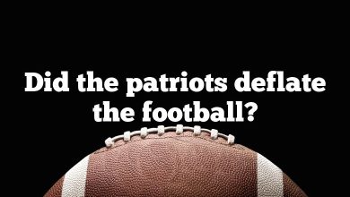 Did the patriots deflate the football?